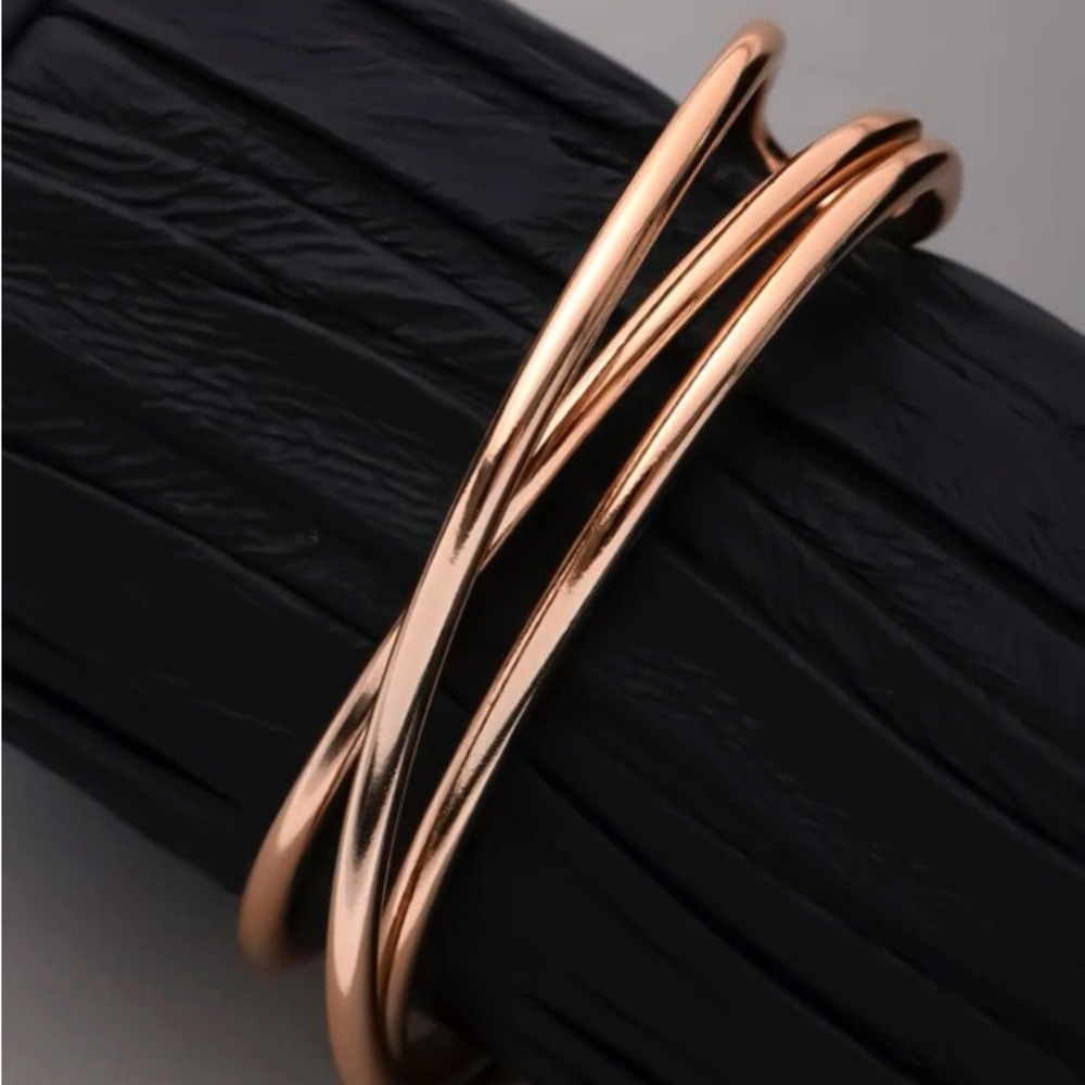 🆕 Rose Gold Cuff Bangle Bracelet…NEW!!!!